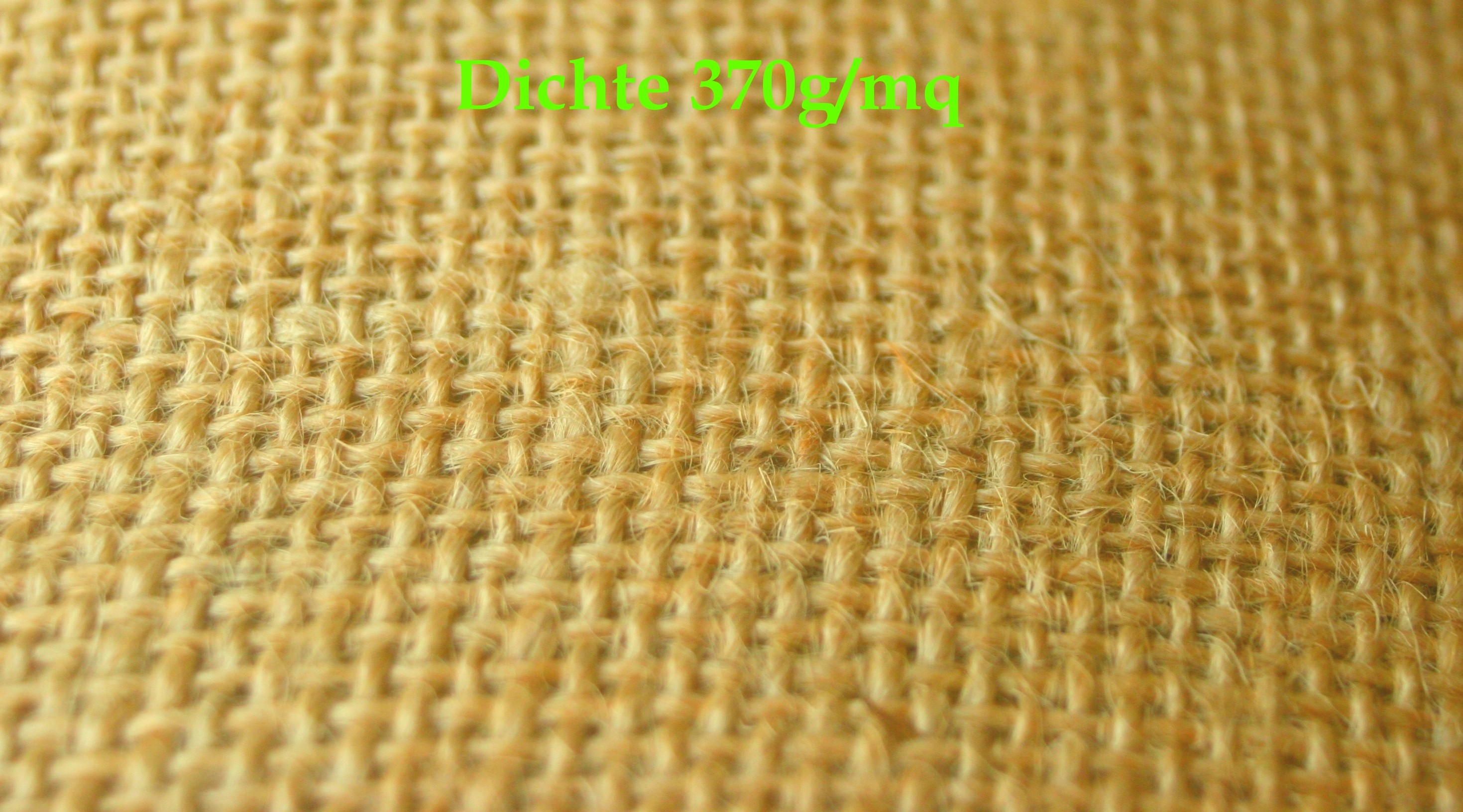 Jute 370g/m²  Stück 1x1meter