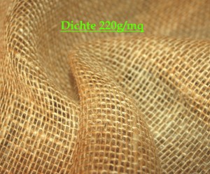 Jute 220g/m² Stück 1x2meter